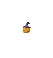Cadılar Bayramı Bal Kabağı Halloween Hediyelik Rozet (Çok Renkli)