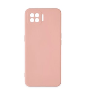 Oppo A73 Kılıf Nano İçi Kadife Silikon - Pudra