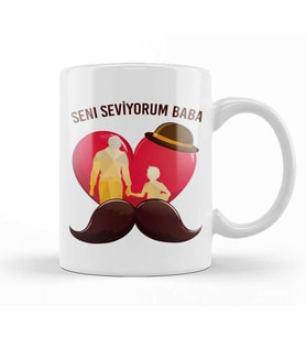 Babalar Günü Babaya Hediye 012 Kupa Bardak Porselen