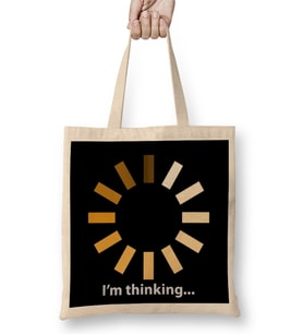 Funny I'm Thinking Bez Çanta Uzun Saplı