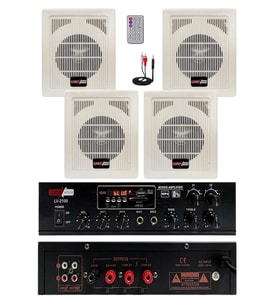 Lastvoice Eko Paket-2 Anfi ve Duvar Tipi Hoparlör Ses Sistemi Paketi