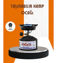 Northcity Taşınabilir Metal Gövdeli Kamp Ocağı Seti