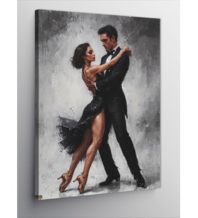 Kanvas Tablo Dans Eden Çift