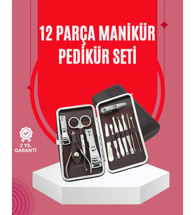 Şık ve Dayanıklı Çok Amaçlı Kişisel 12 Bakım Seti