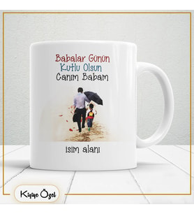 Babalar Günü Özel Hediye Çay Kahve Kupa Bardak-baba19