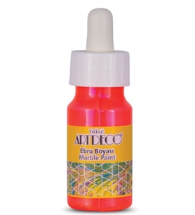 Artdeco Ebru Boyası Damlalıklı 30Ml Neon Turuncu - 2 adet
