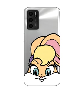 Oppo A16 Uyumlu Lola Bunny Desenli Şeffaf Telefon Kılıfı