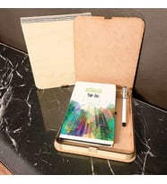 Mimar Ahşap Kutulu Defter Kalem Set 003