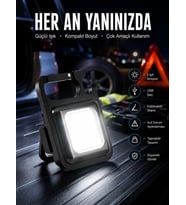 Kamp Işığı Çok Fonksiyonlu Taşınabilir Anahtarlık Kapak Açma Manyetik Özelliği