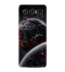 Xiaomi Mi 11 Ultra Kılıf Resimli Desenli Silikon Platinium Series Dark World 1867