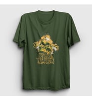 Presmono Unisex Haki Skull Bring Me The Horizon T-Shirt 21075tt (Haki)