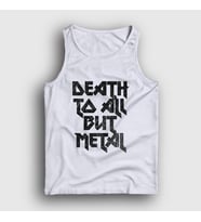 Presmono Unisex Beyaz Death To All But Metal Steel Panther Atlet 378129tt (Beyaz)
