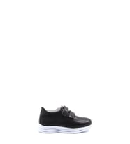 Hakiki Deri  Unisex Çocuk Casual Ayakkabı 156XCA4009 (Siyah)