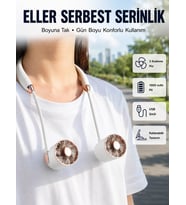 Katlanabilir Asılabilir Fan Usb Şarjlı Hafif Ve Sessiz Tasarım
