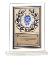 ODAK KUPA - Cam Plaketler - CM-091 A - 18x21 cm