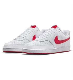 Nike COURT VISION LO NN Erkek Sneaker BEYAZ KIRMIZI