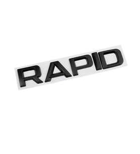 SKODA RAPID UYUMLU BAGAJ YAZISI SİYAH 2013-2016 5JA853687A2ZZ