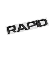 SKODA RAPID UYUMLU BAGAJ YAZISI SİYAH 2013-2016 5JA853687A2ZZ