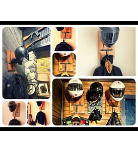 Motosiklet Kask Askısı, Motor Kask Askısı, sex1mpv1 (Siyah)