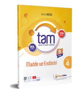 8.Sınıf TAM Fen Bilimleri 4 Teknik Analiz Modülleri & Madde ve Endüstri  Burhan BOZTAŞ