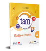 8.Sınıf TAM Fen Bilimleri 4 Teknik Analiz Modülleri & Madde ve Endüstri  Burhan BOZTAŞ
