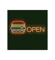 OPEN Yazılı ve Şekilli Neon Tabela