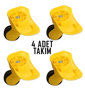 My Valice Valiz Tekerleği Kids Teker 4 Adet (Sarı)