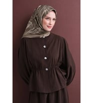 Armine Çiçek Desenli Sura İpek Eşarp 9600DS