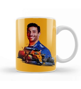 Formula 1 Mclaren Driver Kupa Bardak Porselen
