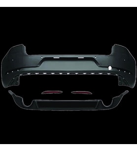 VW Golf 7.5 GTI (2013-2017 Golf 7 Icin Uyumludur) Tampon Seti Arka 5G6807417 Wisco