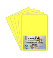 Fon Kartonu Fosforlu Sarı 50x70 5 Adet Artlantis Fosforlu Fon Kartonu Sarı 50*70 5 Adet (Neon Sarı)