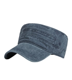 Valkyrie Unisex Lacivert Yıkamalı Eskitme Şapka Ayarlanabilir Castro Kep Günlük Spor Şapka