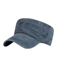 Valkyrie Unisex Lacivert Yıkamalı Eskitme Şapka Ayarlanabilir Castro Kep Günlük Spor Şapka