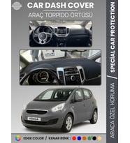 KİA VENGA (2009-2011) Torpido Örtüsü Ön Panel Halı Torpido Koruma Tam Uyum Araca Özel Kaymaz