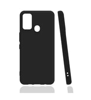 Tecno Spark 7T Kılıf Kamera Korumalı Silikon Rubber Arka Kapak (Siyah)