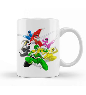 Power Rangers - Classic Team Kupa Bardak Porselen