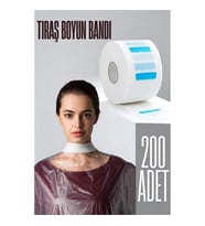 Kuaför Tıraş Boyun Bandı - Berber Boyun Bandı Tek Kullanımlık Boyun Bandı 200 Adet