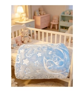 Kutulu Embos Soft Bebek Battaniyesi 100x120 cm