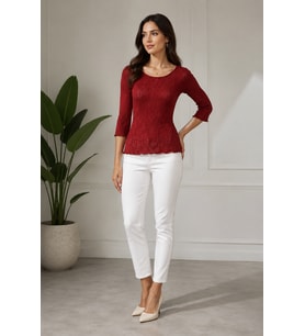 Kadın Fit Bluz Modern ve Konforlu