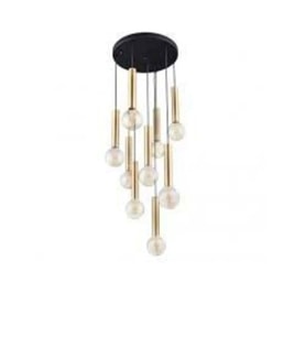 DEMET HABEK MYLİGHTS  RETRO  GOLD 9 LU SARKIT AVİZE  40 CM