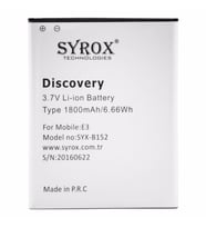 Syrox General Mobile Discovery 1 Batarya B152