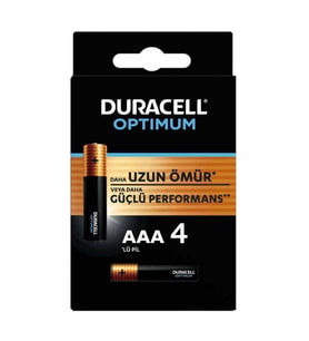 Duracell Optimum Alkalin Aaa Piller 4 Adet