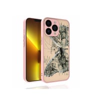 Apple iPhone 13 Pro Uyumlu Kılıf Desenli Kamera Korumalı Parlak Zore Nora Kapak (Model 4)