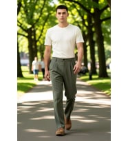 Erkek Moda Baggy Fit Boru Paça Pantolon Düz Desen Günlük Kombinler Kullanım