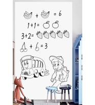 Beyaz Yazı Tahtası Sticker Board Ders Çalışma 45cmx200 Cm 1430