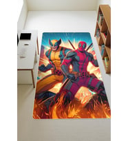 Modern Dijital Baskı Kaymaz Taban Çocuk ve Genç Odası Halısı H0566