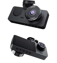 Mey İthalat® Yol Kayıt Araç Kamerası Hd Dvr 3 Kameralı 2.0In Ekranlı Ön İç Arka