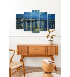 Vincent Van Gogh 5 Parçalı Mdf Tablo