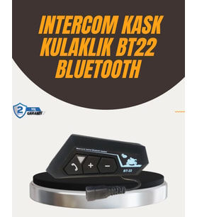 Su Geçirmez Bt22 Bluetooth Kask Kulaklığı Gps Ve Müzik Uyumlu