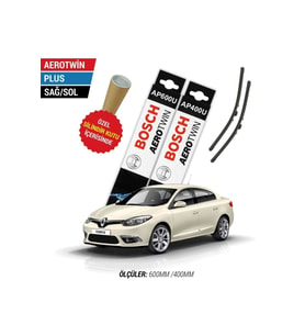 Renault Fluence 2009-2021 Silecek Takımı Aerotwin